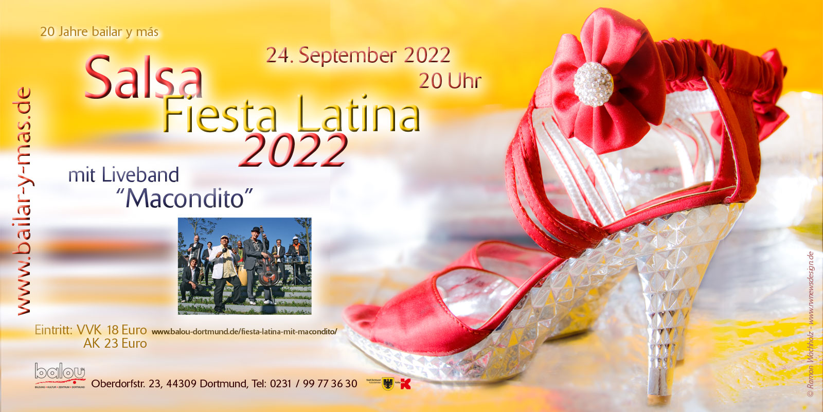 Fiesta Latina 2022 mit Liveband Macondito